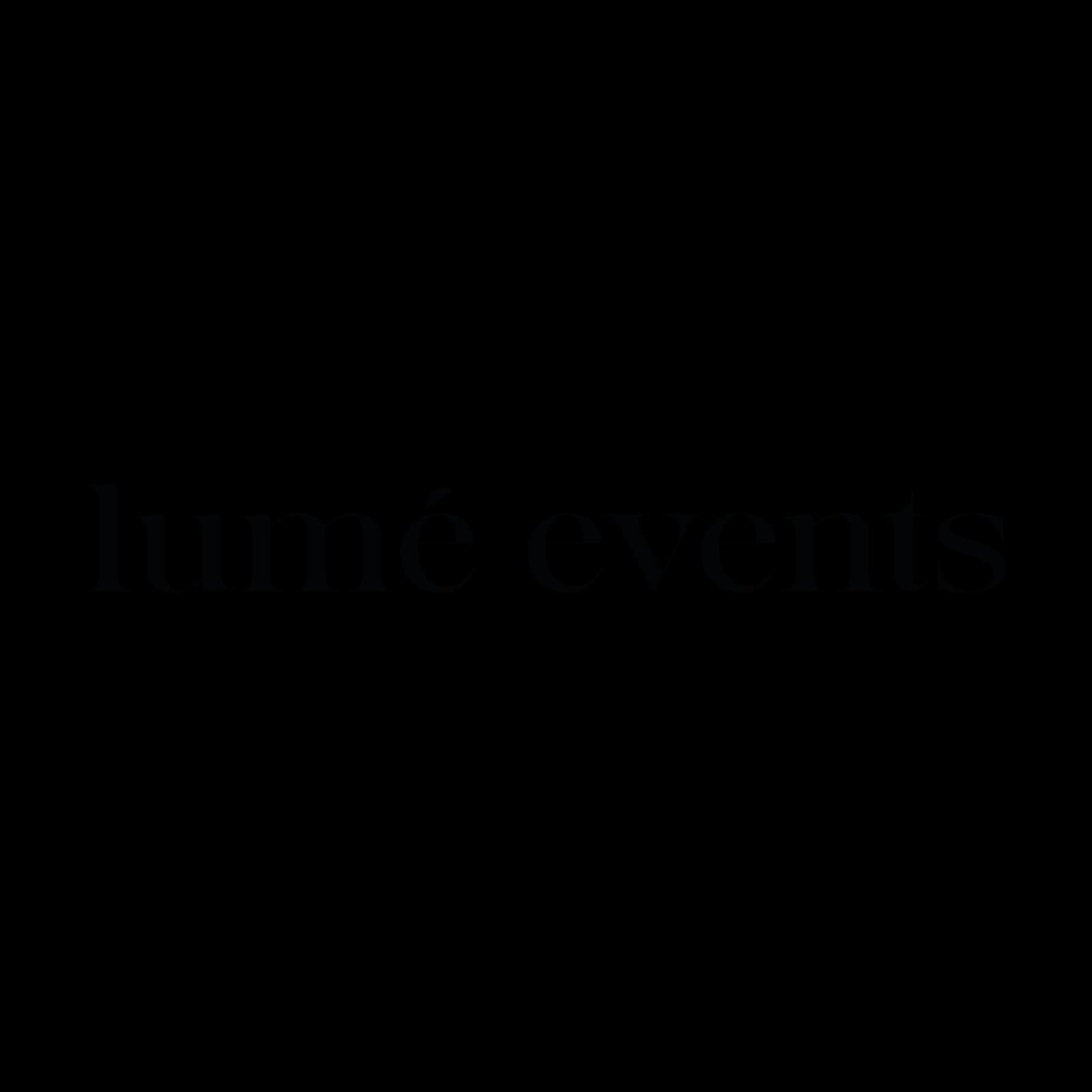 Lumé Events: logo 1
