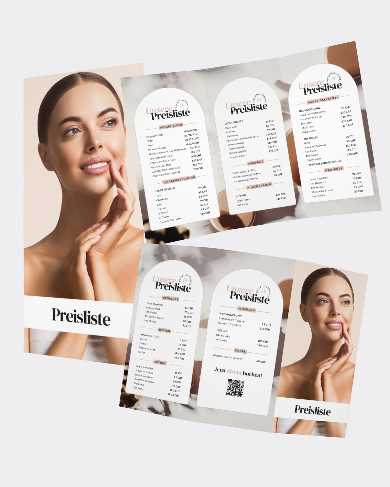 Portofino Beauty: brand board 2