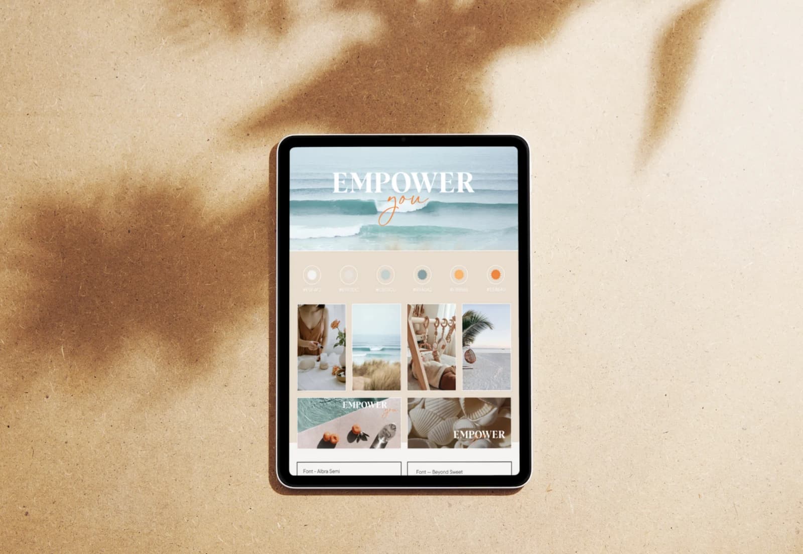 Empower you: brand board 2