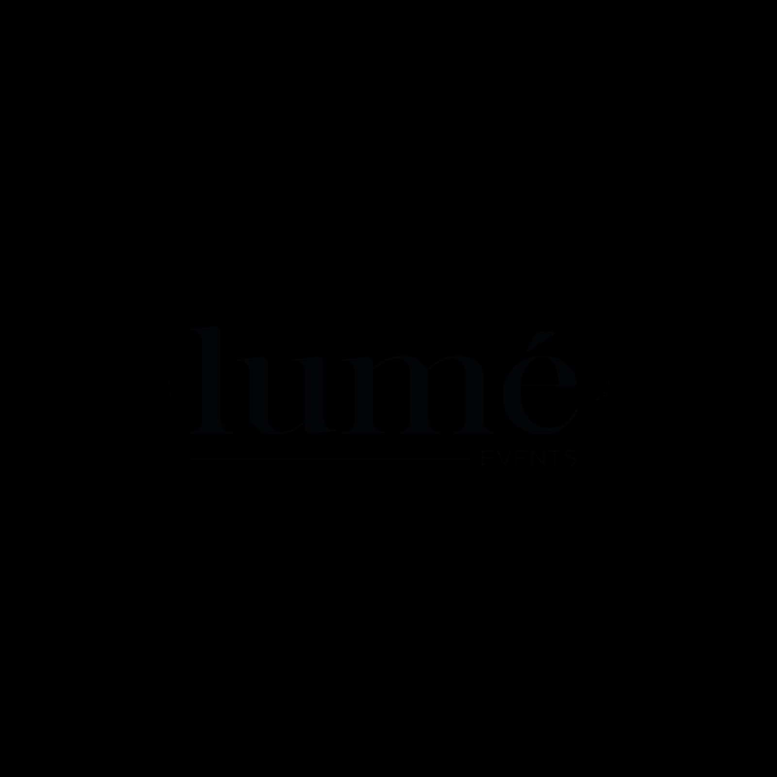 Lumé Events: logo 3