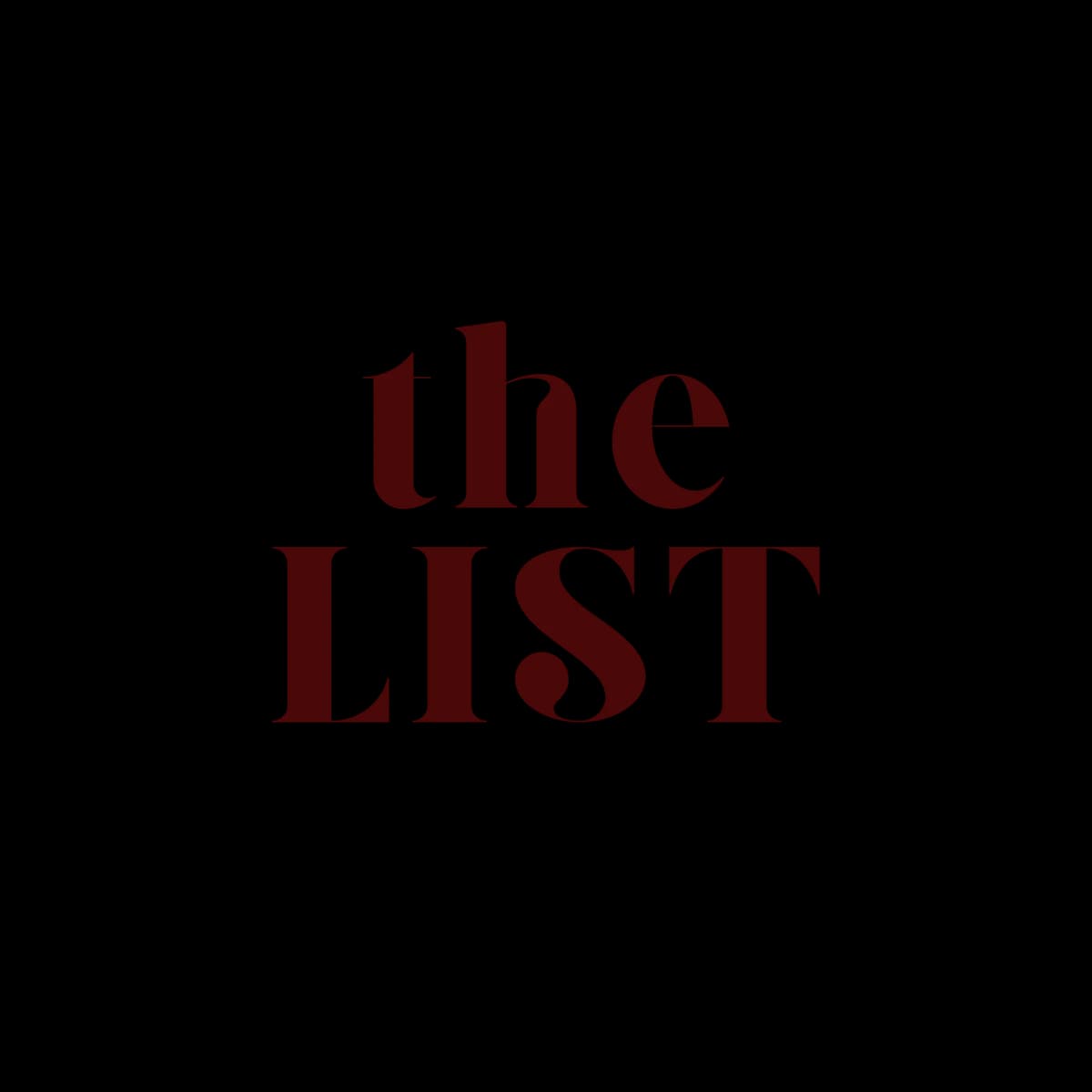 Original compact THE LIST logo