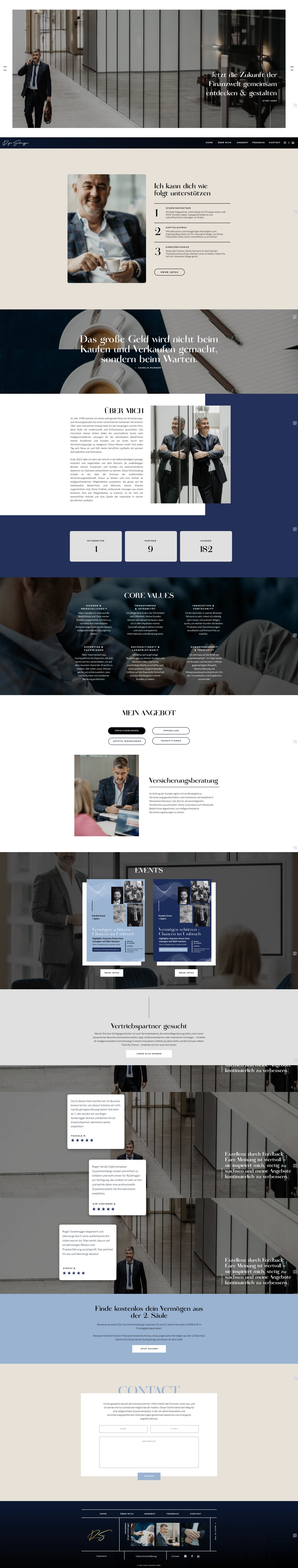 Roger Sonderegger: the website, top to bottom